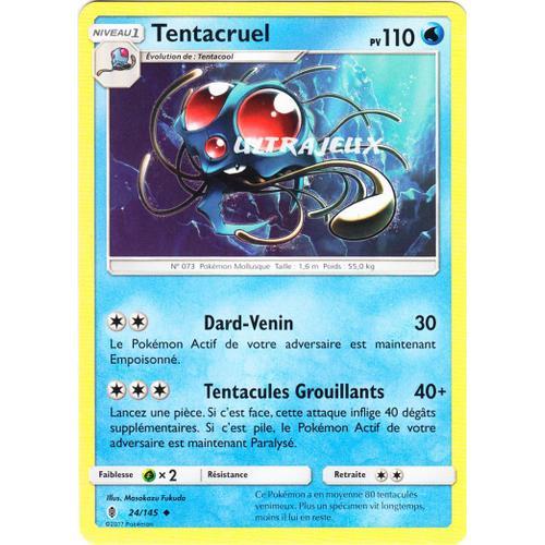 Pokémon - 24/145 - Tentacruel - Sl2 - Soleil Et Lune - Gardiens Ascendants - Peu Commune