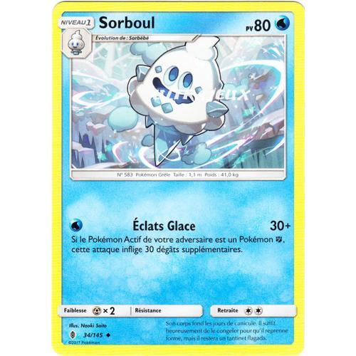 Pokémon - 34/145 - Sorboul - Sl2 - Soleil Et Lune - Gardiens Ascendants - Peu Commune