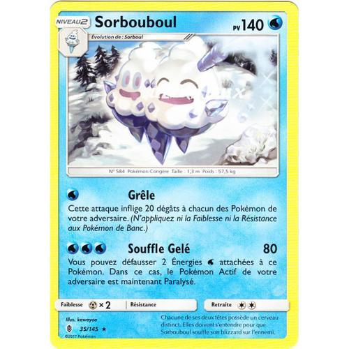 Pokémon - 35/145 - Sorbouboul - Sl2 - Soleil Et Lune - Gardiens Ascendants - Rare