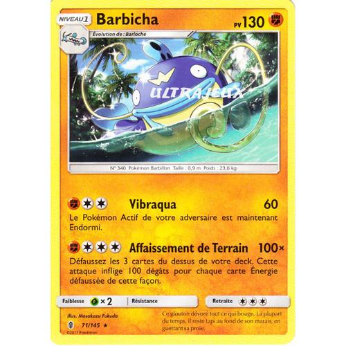 Pokémon - 71/145 - Barbicha - Sl2 - Soleil Et Lune - Gardiens Ascendants - Rare