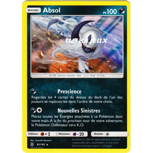 Pokémon - 81/145 - Absol - Sl2 - Soleil Et Lune - Gardiens Ascendants - Holo Rare