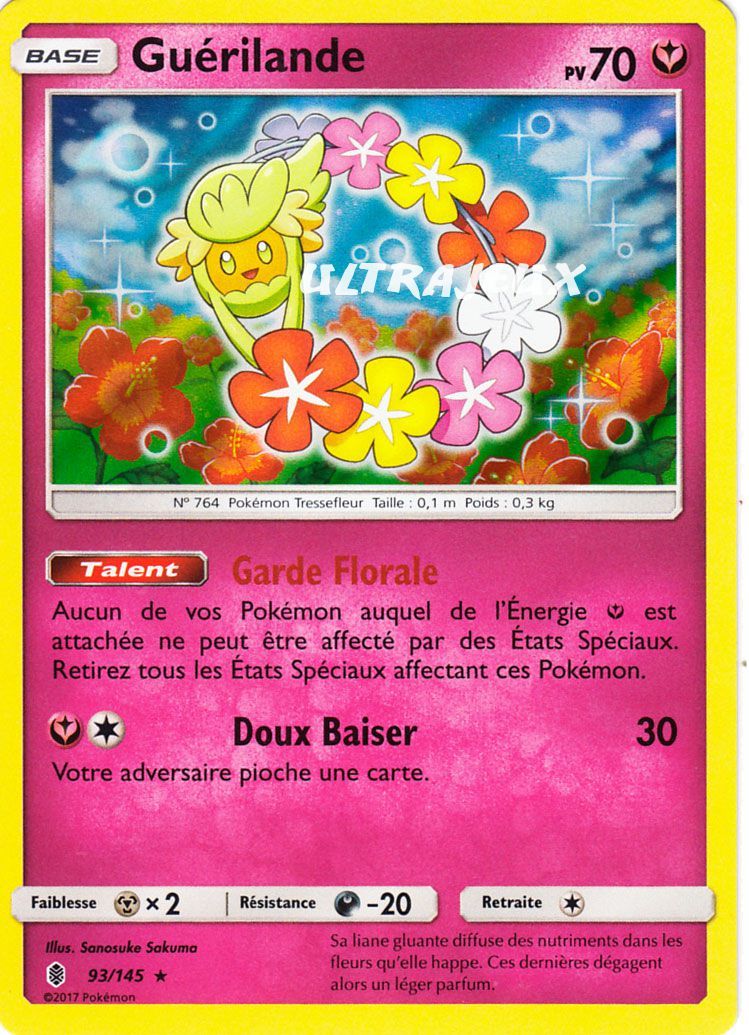 Pokemon 93 145 Guerilande Sl2 Soleil Et Lune Gardiens Ascendants Holo Rare Rakuten