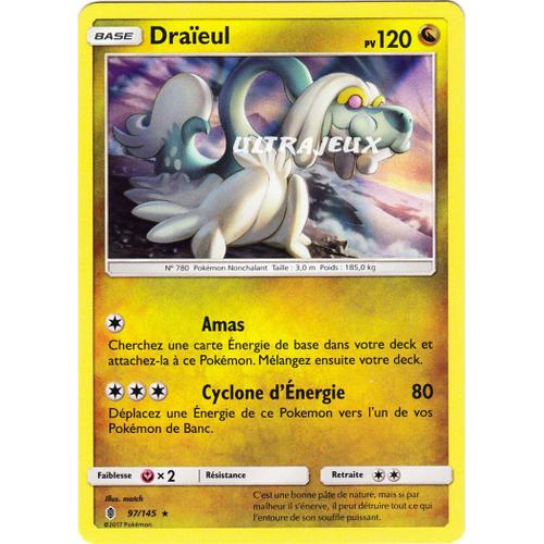 Pokémon - 97/145 - Draïeul - Sl2 - Soleil Et Lune - Gardiens Ascendants - Holo Rare
