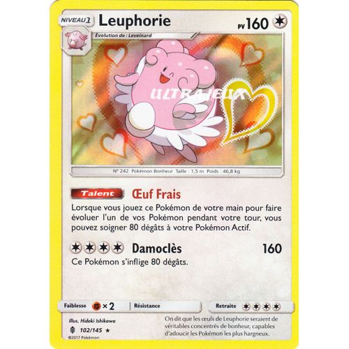 Pokémon - 102/145 - Leuphorie - Sl2 - Soleil Et Lune - Gardiens Ascendants - Holo Rare