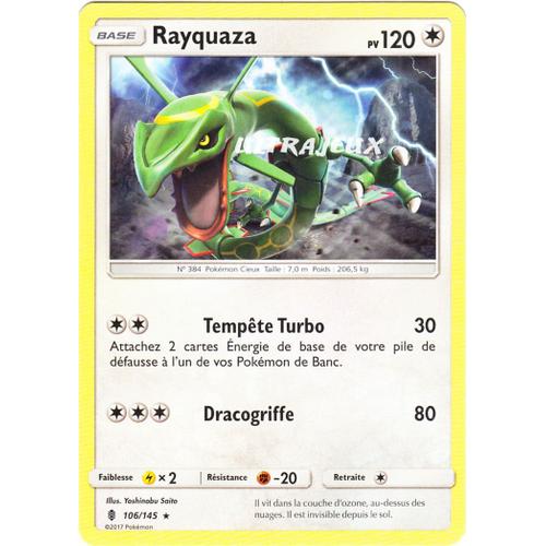 Pokémon - 106/145 - Rayquaza - Sl2 - Soleil Et Lune - Gardiens Ascendants - Rare