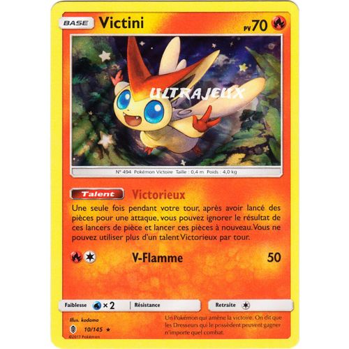 Pokémon - 10-R/145 - Victini - Reverse