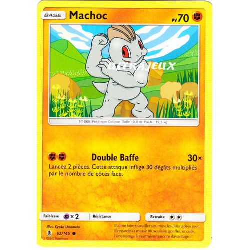 Pokémon - 62-R/145 - Machoc - Reverse
