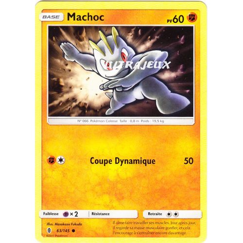 Pokémon - 63-R/145 - Machoc - Reverse