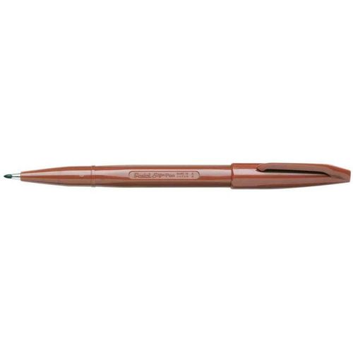 Pentel Arts Lot De 3 Stylos Feutre Sign Pen S 520, Brun