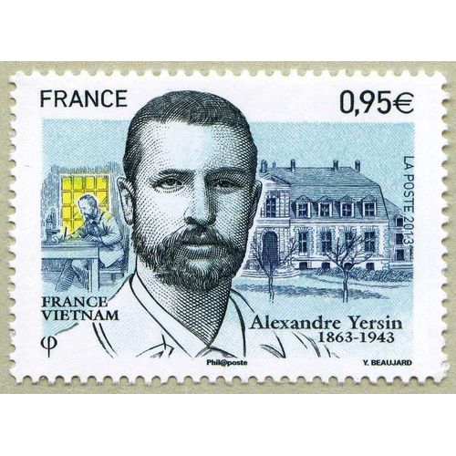 France 2013, Très Bel Exemplaire Yvert 4799, Émission Commune France Vietnam, Alexandre Yersin, Bactériologiste, Découvreur Du Bacille De La Peste, Neuf** Luxe