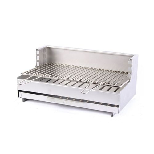 Grilloir en inox Gbi416, L.56 x l.36 x H.25 cm