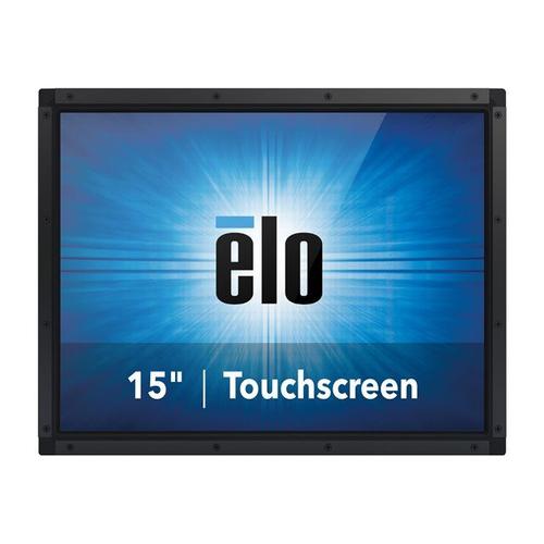 Elo 1590L - Rev B - écran LED - 15" - cadre ouvert - écran tactile - 1024 x 768 @ 75 Hz - 250 cd/m² - 700:1 - 16 ms - HDMI, VGA, DisplayPort - noir