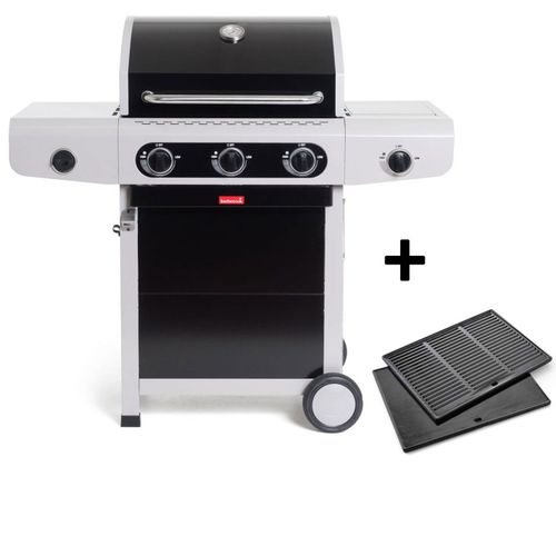 Barbecue à gaz Barbecook SIESTA 310 Black Edition + Plancha
