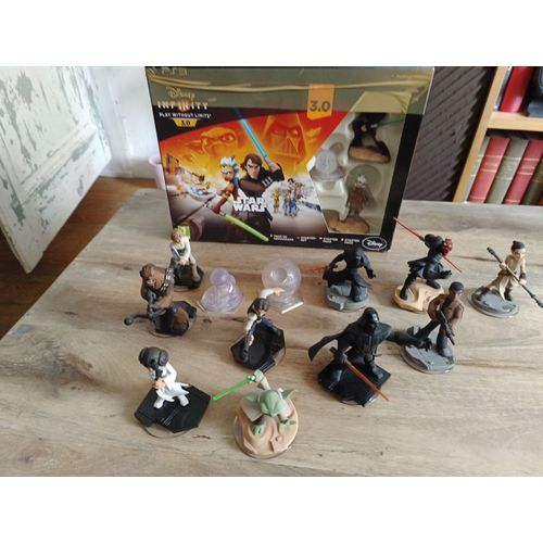 Pack Disney Infinity Ps3 Star Wars Plus Les Figurines