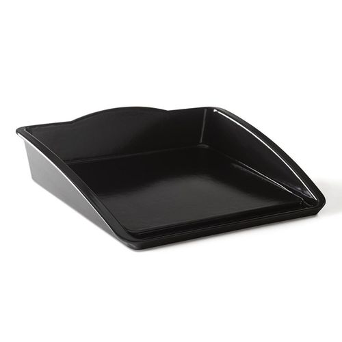 Plancha barbecue fonte émaillée lisse L 38 x l 21 x H 7,5 cm