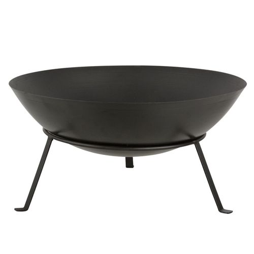 Brasero En Acier Noir ?60 Cm