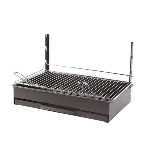 Grilloir en acier Vulcain 3654, L.62 x l.43 x H.36 cm