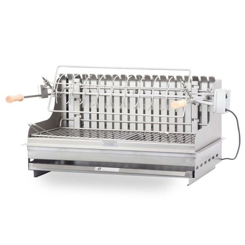 Barbecue à charbon Le Marquier Exclusive Irissarry Inox 78 x 32 cm
