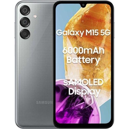 Samsung Galaxy M15 5G Dual SIM 128 Go Gris