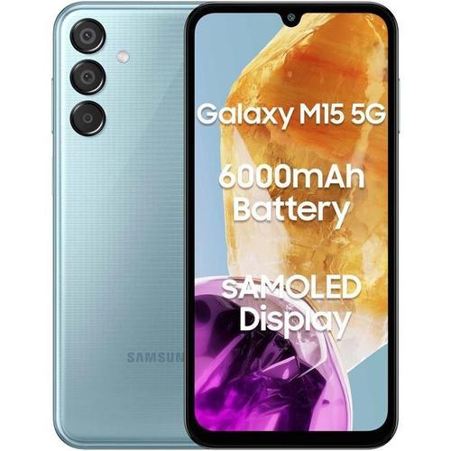 Samsung Galaxy M15 5G Dual SIM 128 Go Bleu Céleste