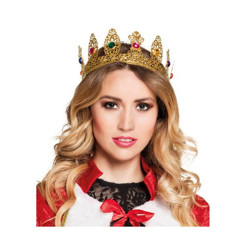 Couronne Reine Avec Faux Joyaux Adulte Taille Unique
