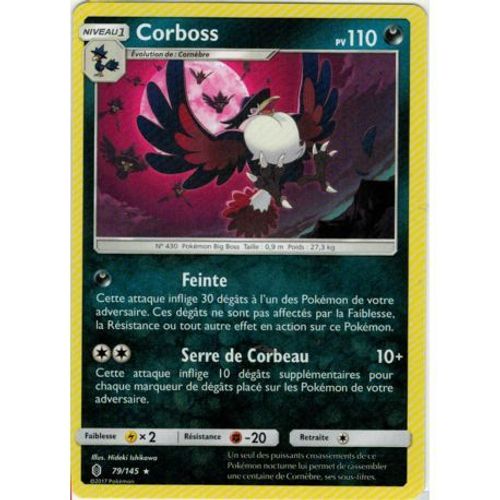 Pokémon - 79/145 - Corboss - Sl2 - Soleil Et Lune - Gardiens Ascendants - Rare