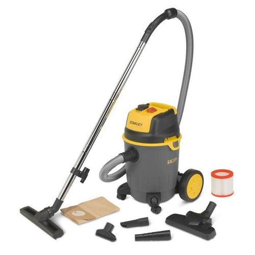 STANLEY Aspirateur eau et poussiere 1200 W cuve 20 L avec prise pour outil électroportatif