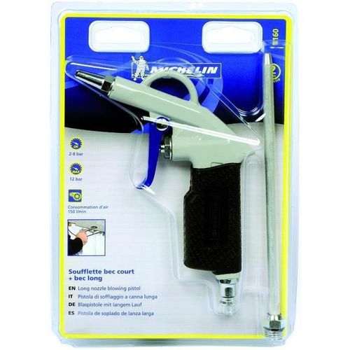 MICHELIN Soufflette Bec Court + Bec Long 2 En 1  Blister