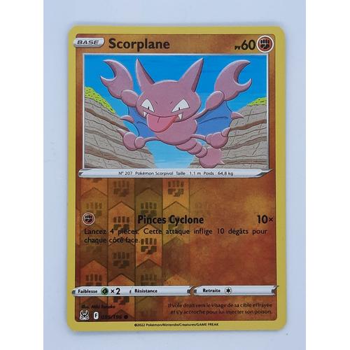 Scorplane Reverse - Pokémon - Set Origine Perdue - 095/196 - Eb11 - Française