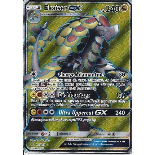 Pokémon - 141/145 - Ekaïser Gx - Sl2 - Soleil Et Lune - Gardiens Ascendants - Full Art