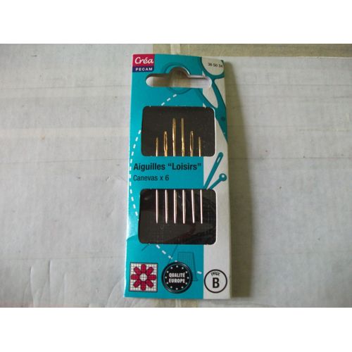 Aiguilles " Loisirs " Canevas X 6