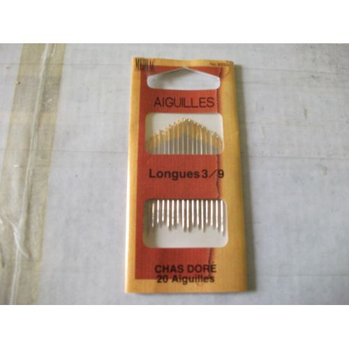 20 Aiguilles Longues 3/9 Chas Doré