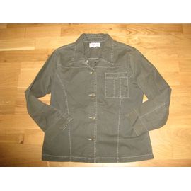 Veste Armand Thiery Veste Courte Manches Longues Coton 42 Vert 