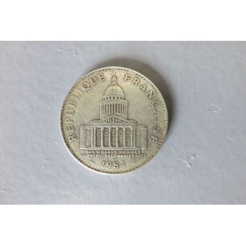 Pièce   100 Francs Panthéon Vème République,1984 
