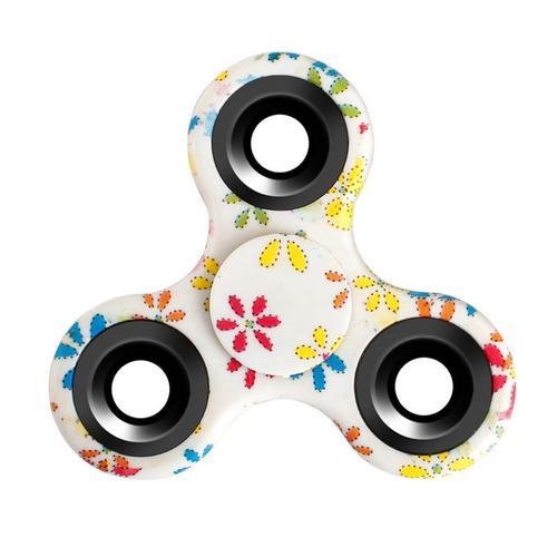 Hand Spinner Imprimante Fidget Tri-Spinner Gyro à Doigts Enfant ou Adulte  Anxiety Relief Stress Relief Jouet Triangle Gyro Hand Spinner Blanc-ZS0295F
