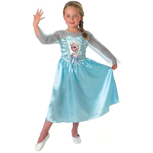 Déguisement Elsa La Reine Des Neiges Frozen Fille Large