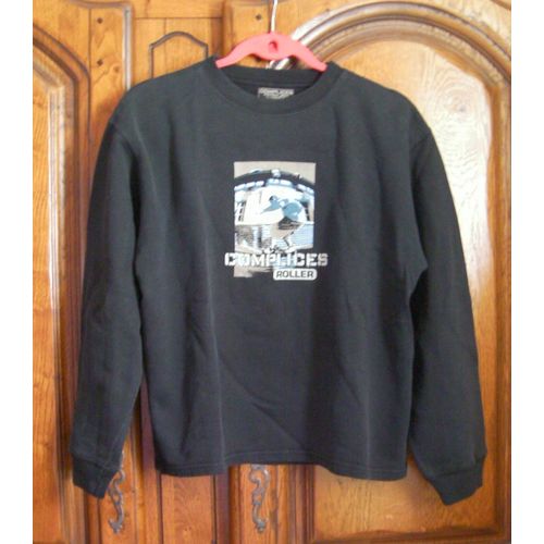 Sweat Noir Complices - Taille14 Ans