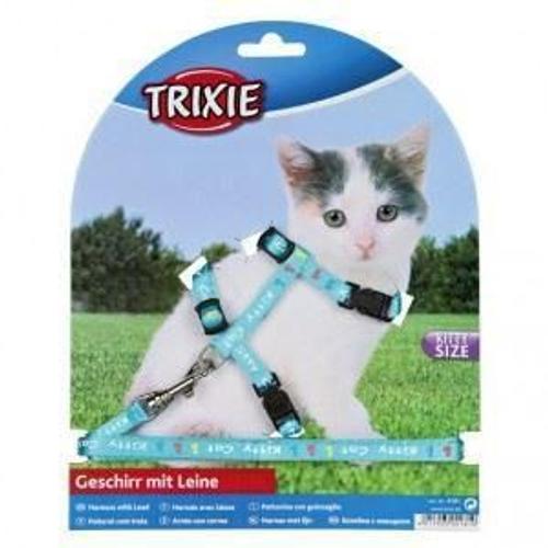 Trixie Set Harnais Avec Laisse Kitty Cat - Coloris Aléatoire - Pour Chaton