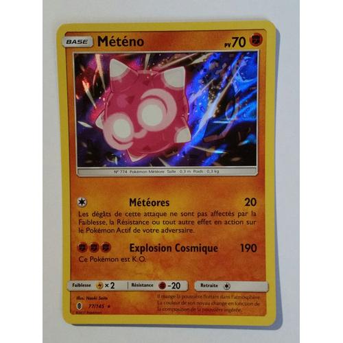 Pokémon - 77/145 - Météno - Sl2 - Soleil Et Lune - Gardiens Ascendants - Holo Rare