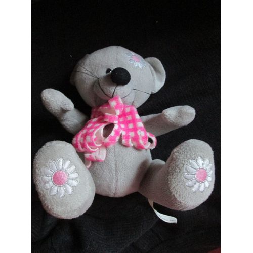 Doudou Maxita Souris  Gris Rose 