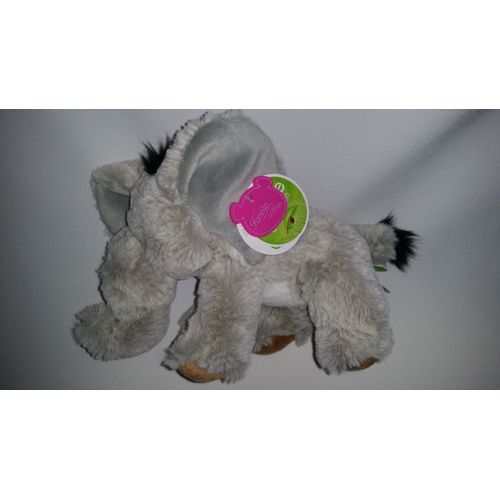 Doudou Éléphant Famosa Softies Blanc Beige/Crème/Écru Marron Gris Jouet Bebe Naissance Peluche Éveil Enfant Blankie Blanket Comforter Soft Toys Plush 