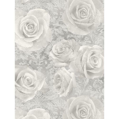 Rêverie Rose Papier peint l argent Arthouse