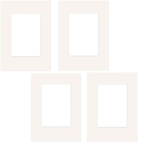 Passe Partout Pour Cadre - 24 X 30 Cm Ext - 15 X 20 Cm Int - Ivoire