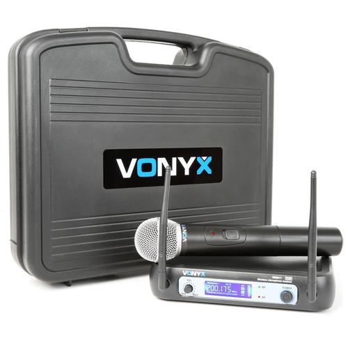 Vonyx WM511 1 canal VHF Système Micro Sans Fil avec Coffret