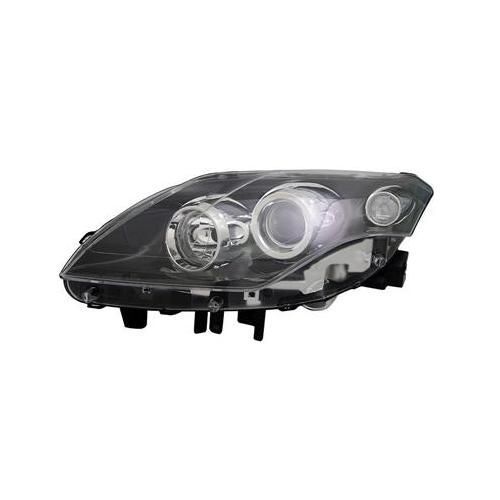 Phare Double Avant Gauche 10 H7 H7 Avec Reglage Elect.Noir Pour Renault Laguna