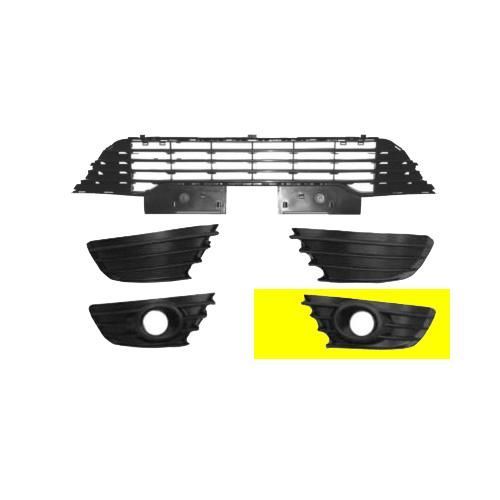 Grille Prise Air Inferieur Gauche 08 Avec Antibrouillard Sans Park Assist. Pour Citroen C4