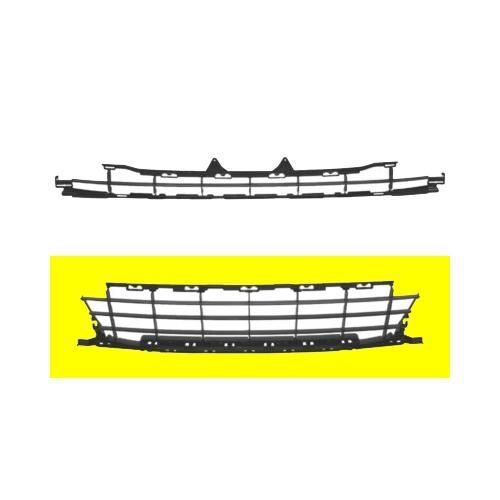 Grille De Pare-Choc Avant 09 Sport Inferieur Noir Pour Peugeot 207