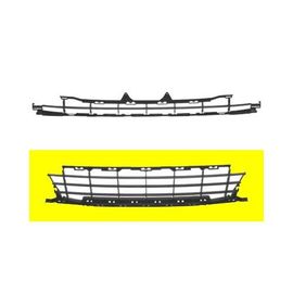Grille De Pare-Choc Avant 09 Sport Inferieur Noir Pour Peugeot 207