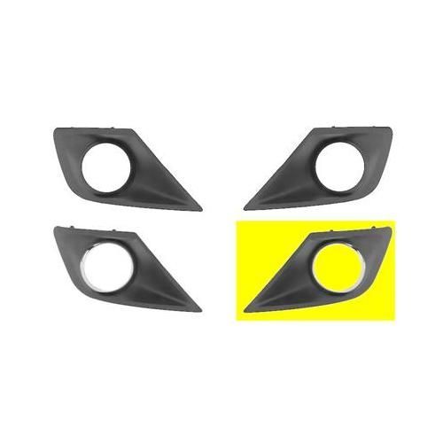 Grille De Pare-Choc Avant 09 Avec Antibrouillard Gauche Chrome Pour Peugeot 207