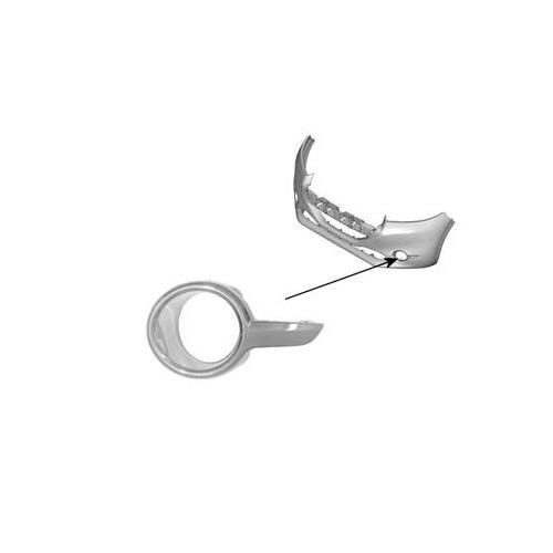Grille Prise Air Inferieur Gauche Avec Antibrouillard Chrome Pour Peugeot 208